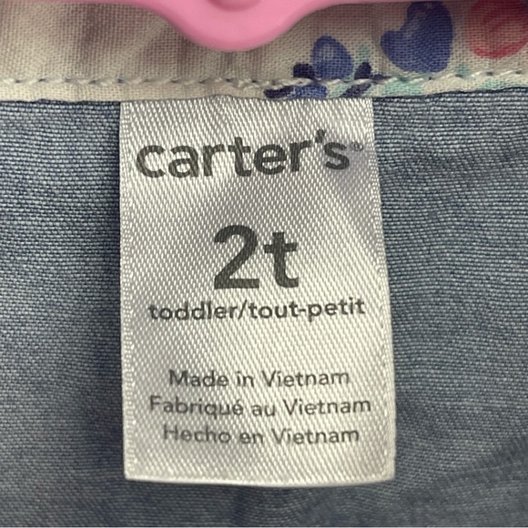 Carters size 2T Chambray double breasted light weight coat - Picture 3 of 4